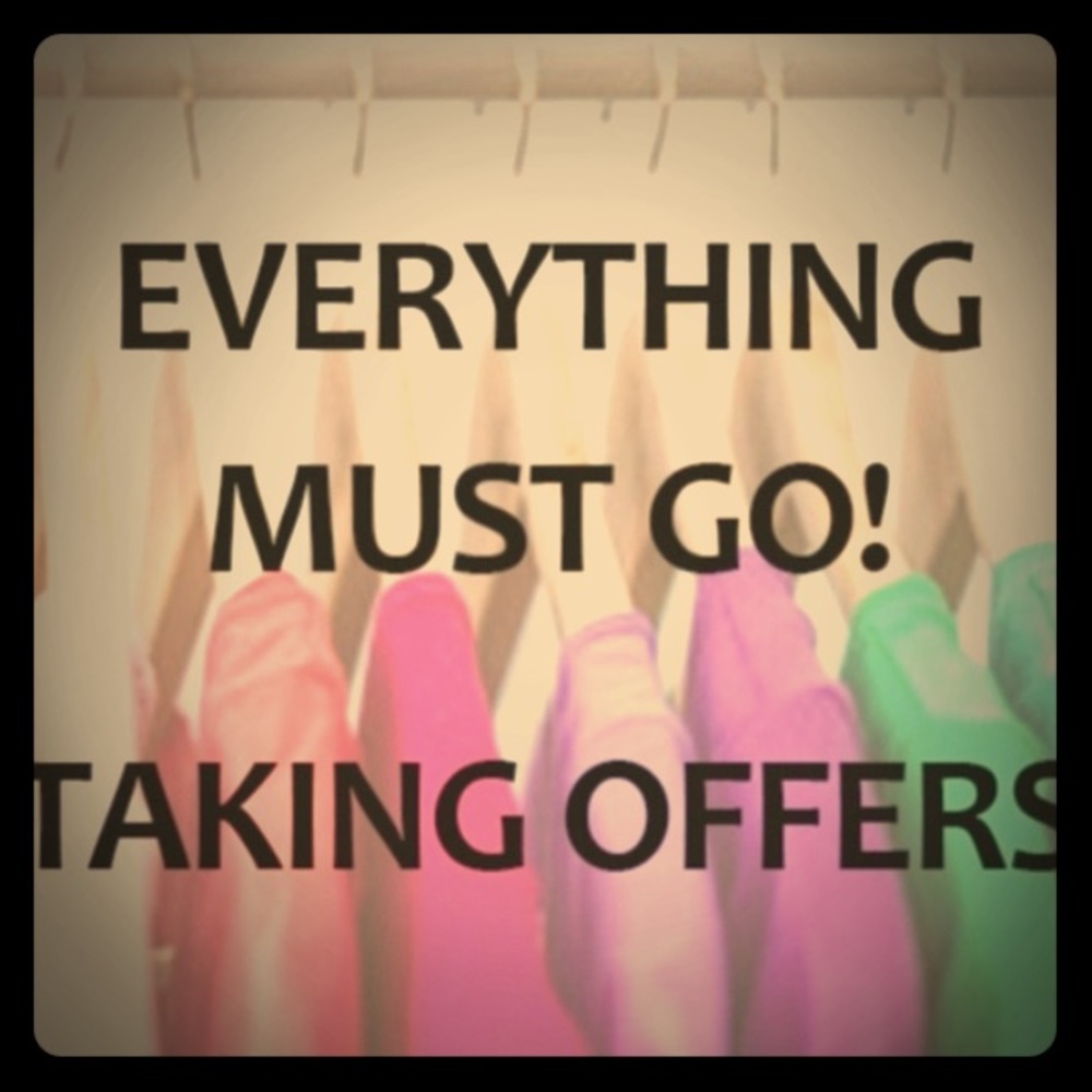 OFFRERS WELCOME! CLEANOUT 😃